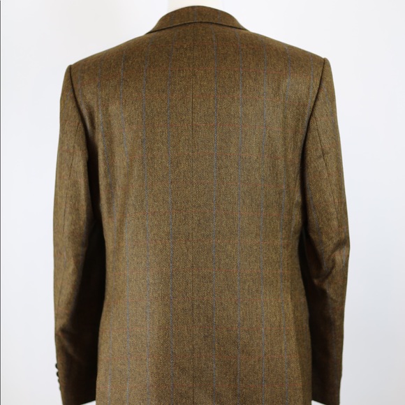 Barbour Windowpane Three Button Sport Coat - Picture 5 of 6